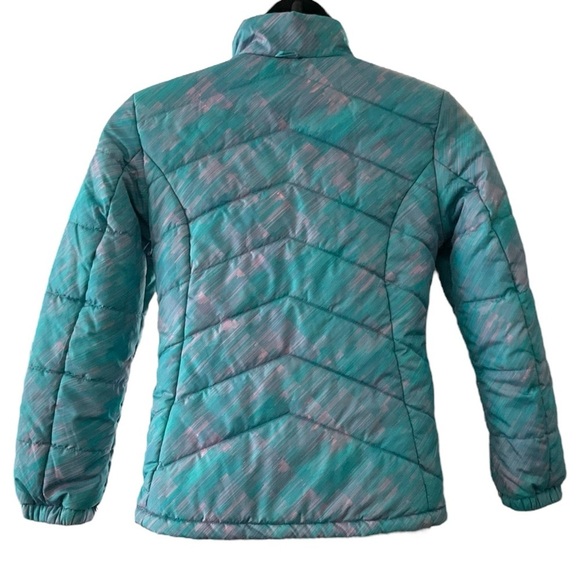 ZeroXPosur Quilted Blue Pink Puffer Jacket, Tek Gear Long Sleeve‎ Warm Zip SZ 16 - Picture 4 of 10